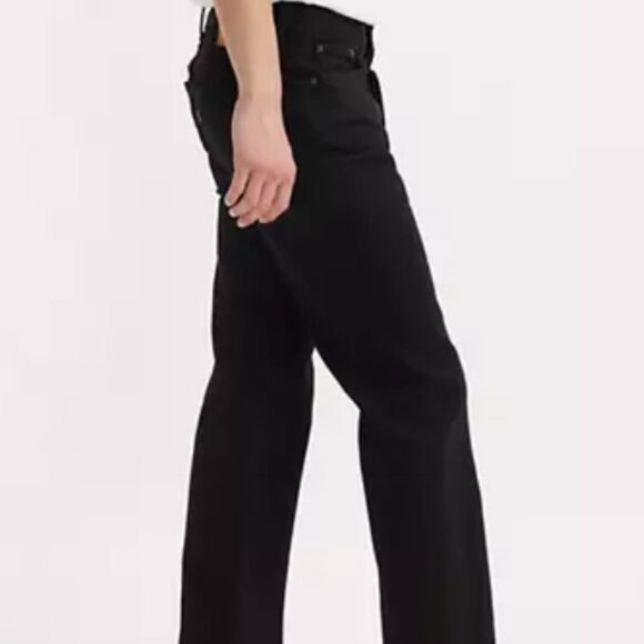 Levi's Premium Denim - Men's 501 Light Stretch 28x28 BLK, Straight Leg buttonfly - Picture 3 of 6